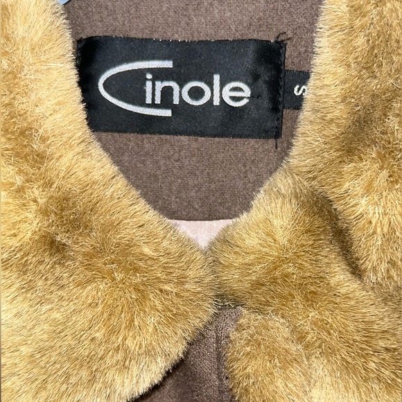 Vintage 1990s Cinole Faux Fur Jacket - Picture 2 of 12
